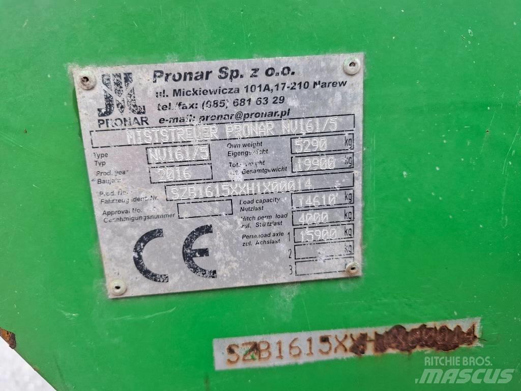 Pronar NV 161/5 Espalhadores de estrume