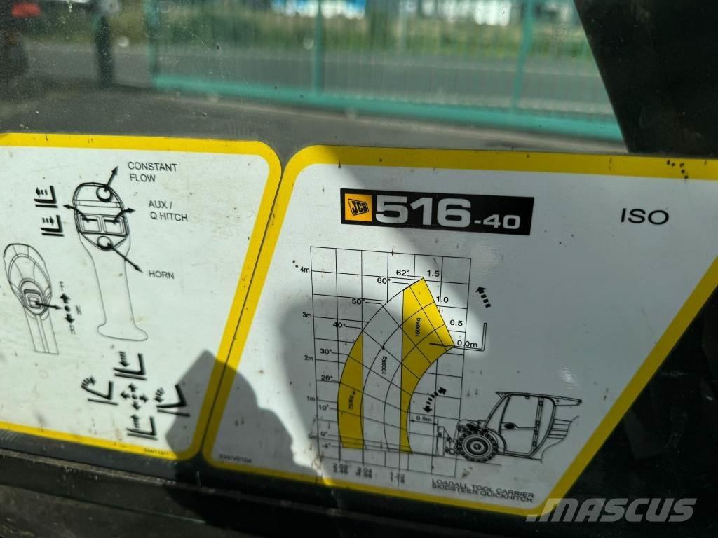 JCB 516 40 COMPACT Telescópicas para Agricultura