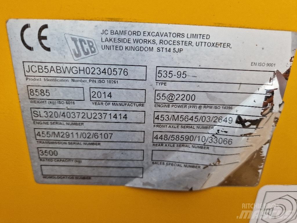 JCB 2014 JCB 535-95 Manipuladores telescópicos