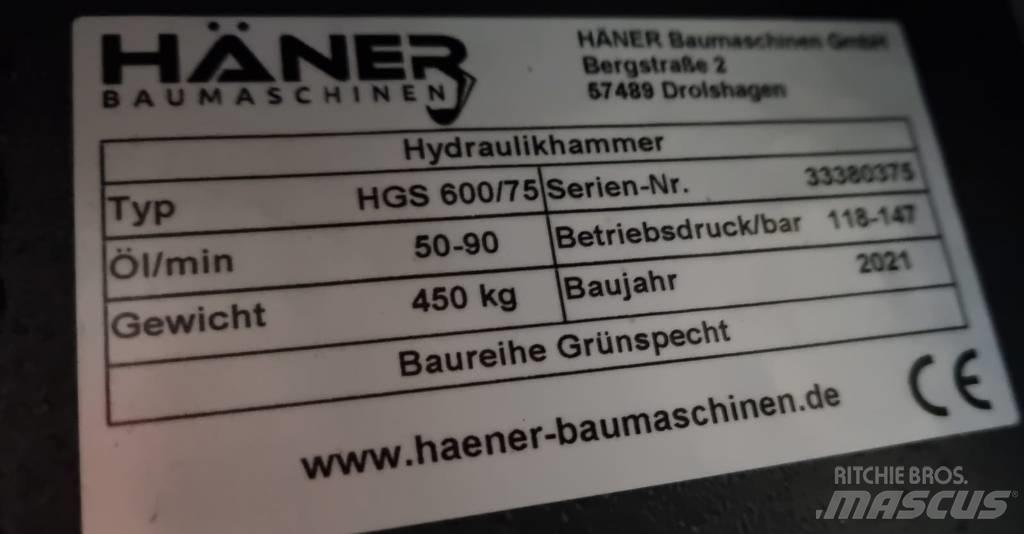 Häner HGS 600/75 Martelos Hidráulicos