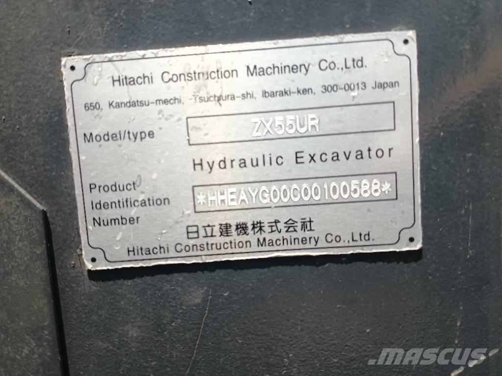Hitachi 55 Mini Escavadoras <7t