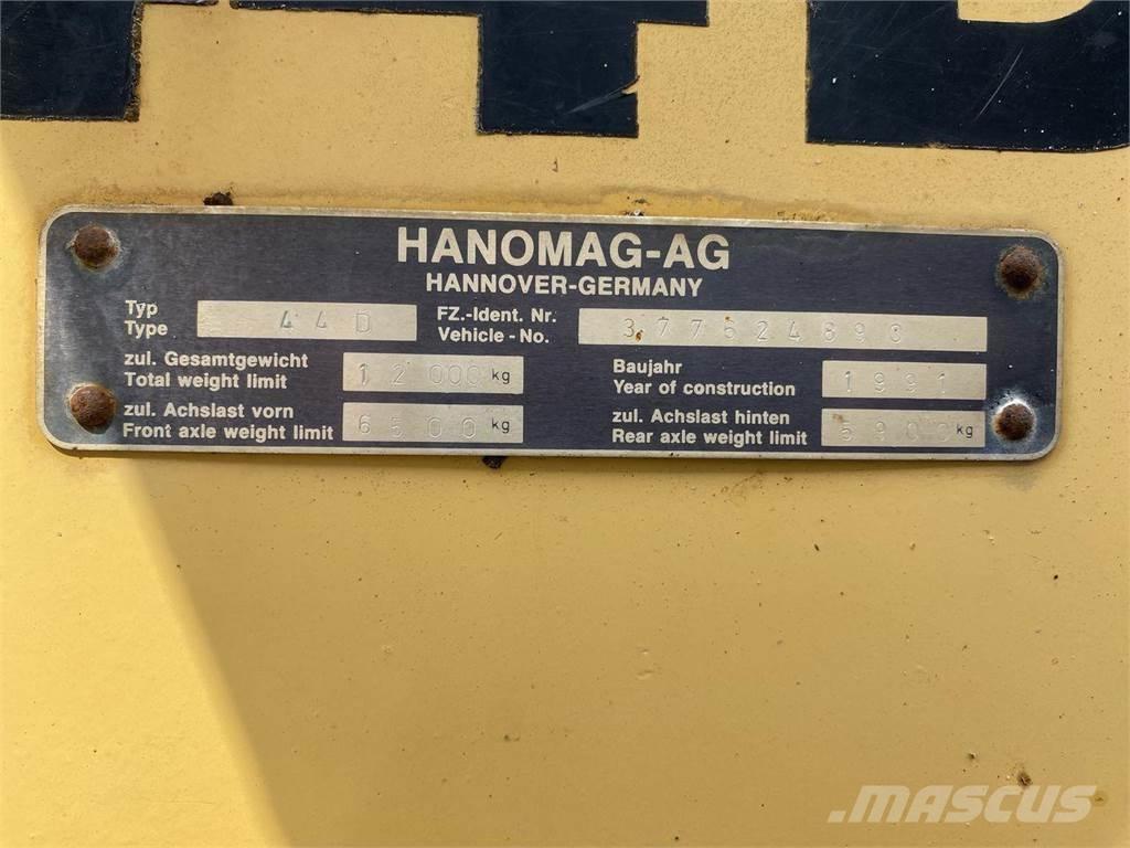 Hanomag 44D Pás carregadoras de rodas