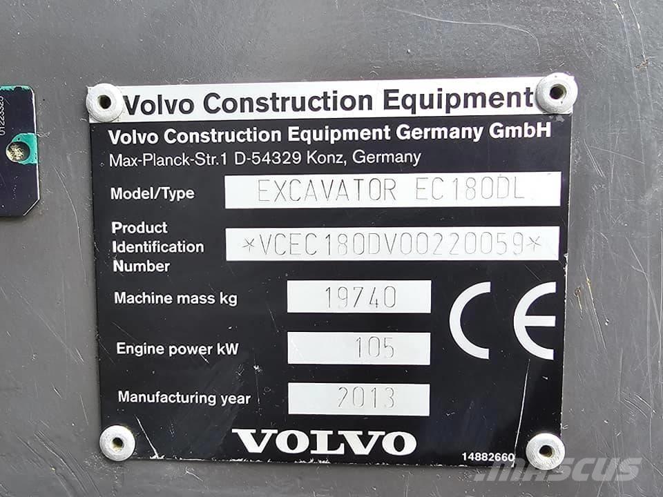 Volvo EC 180 C L Escavadoras de rastos