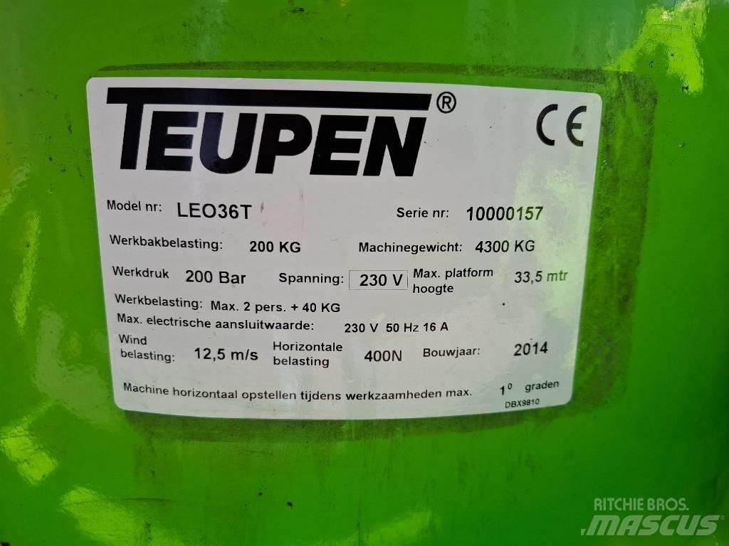 Teupen LEO36T Elevadores braços Telescópicos