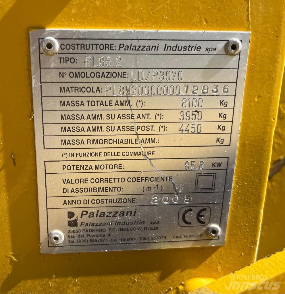 Palazzani PL 85.2 Mini carregadoras