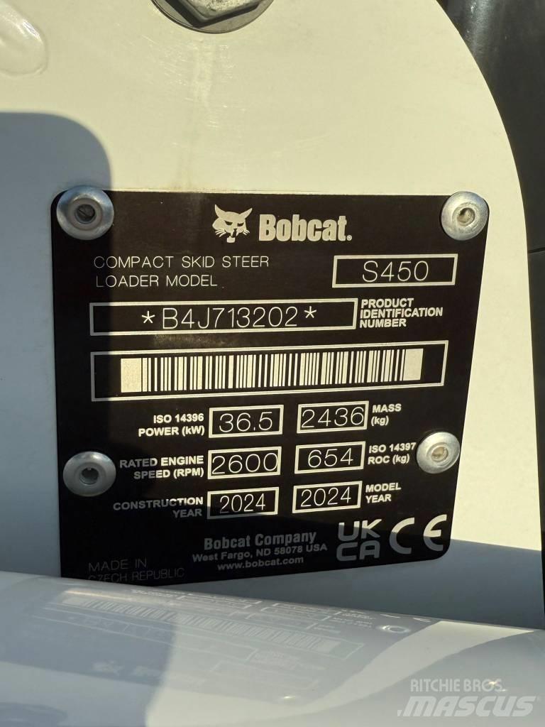 Bobcat S 450 Carregadoras de direcção deslizante