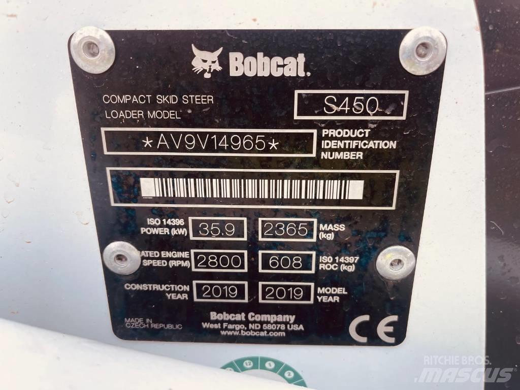 Bobcat S 450 Carregadoras de direcção deslizante