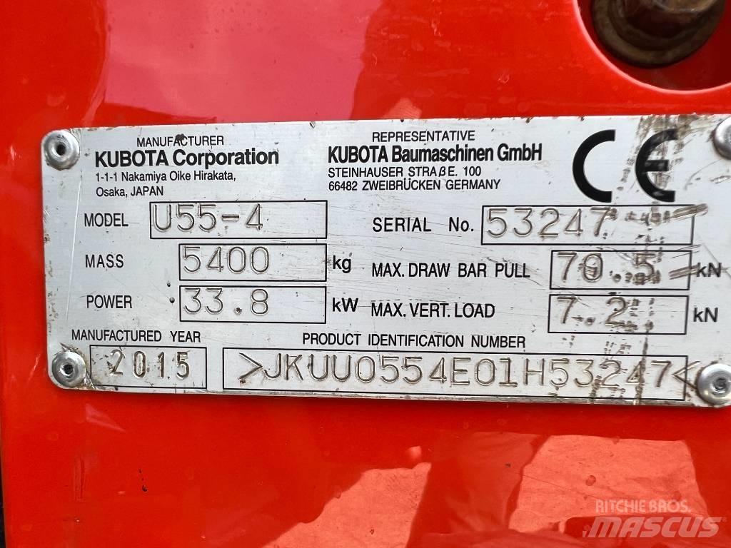 Kubota U 55-4 Mini Escavadoras <7t