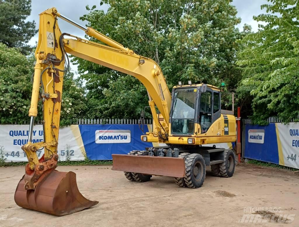 Komatsu PW 160-7 Escavadoras de rodas