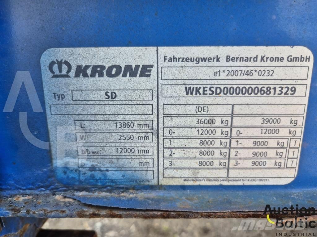 Krone SD Semi Reboques Cortinas Laterais