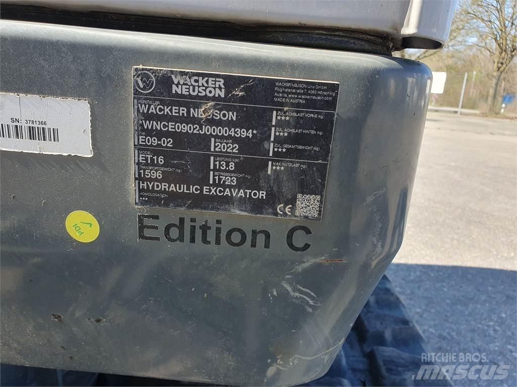 Wacker Neuson ET16 Escavadoras de rastos