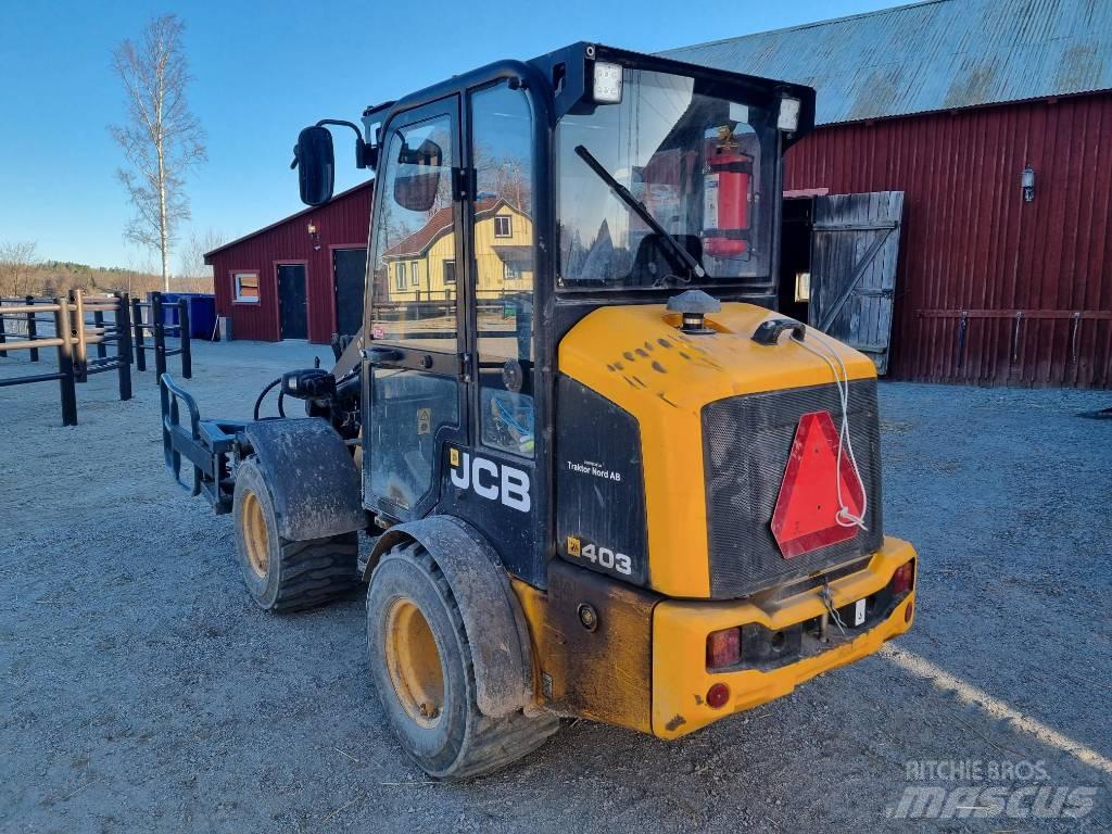 JCB 403 Carregadoras de direcção deslizante