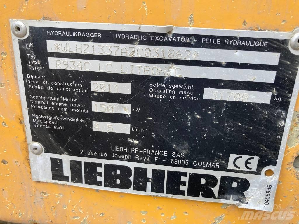 Liebherr R 934 C Escavadoras de rastos