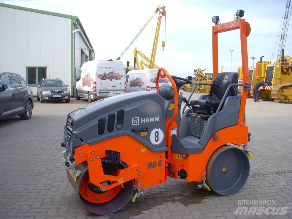 Hamm HD 8 VV Cilindros Compactadores tandem