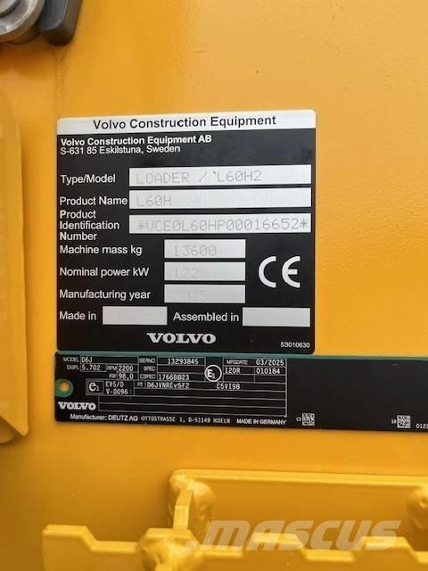 Volvo L 60 H Pás carregadoras de rodas
