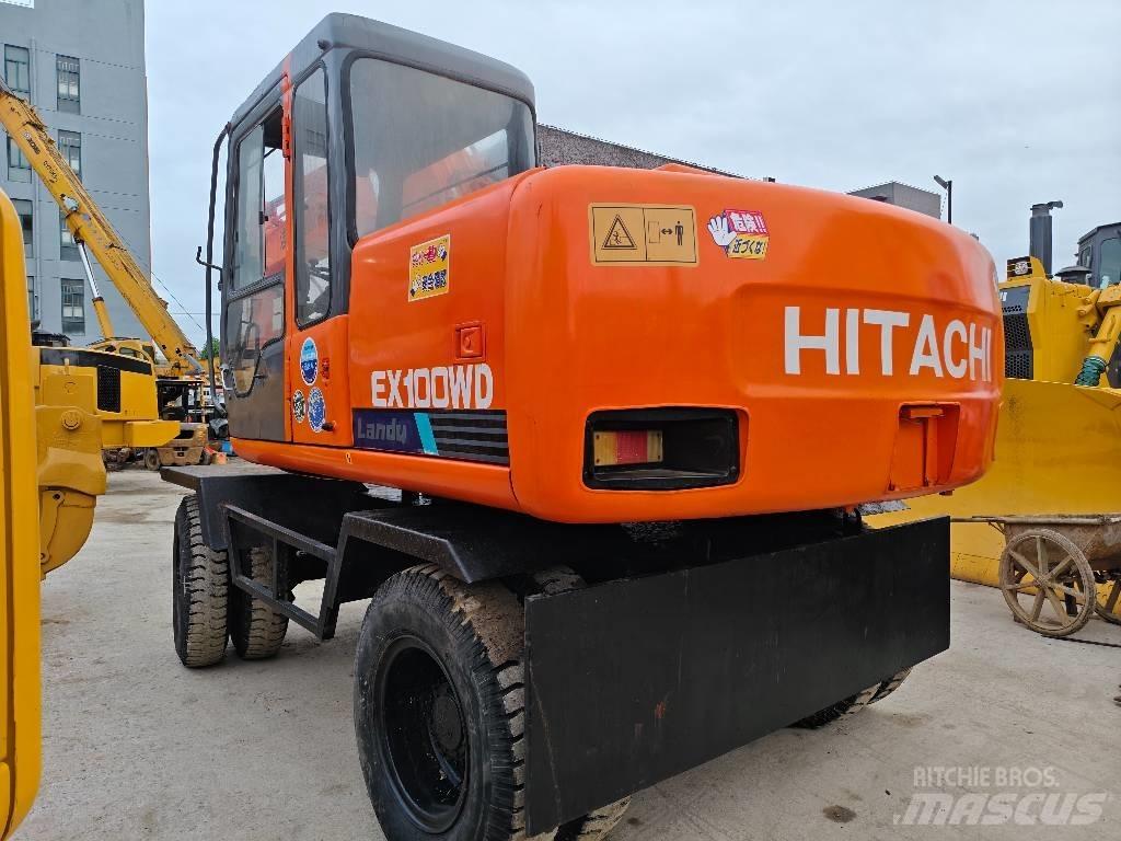 Hitachi EX 100 W D Escavadoras de rodas