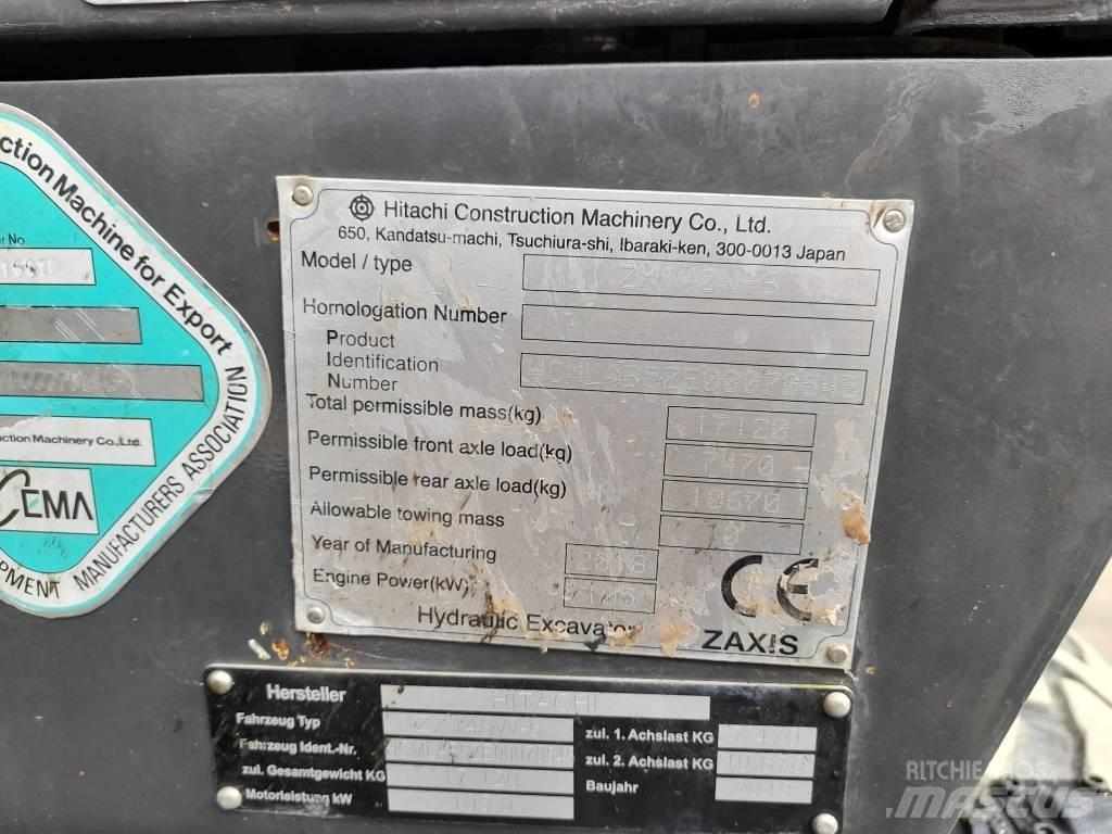 Hitachi ZX 140 W-6 Escavadoras de rodas