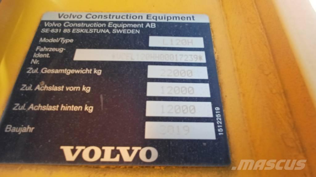 Volvo L 120 H Pás carregadoras de rodas