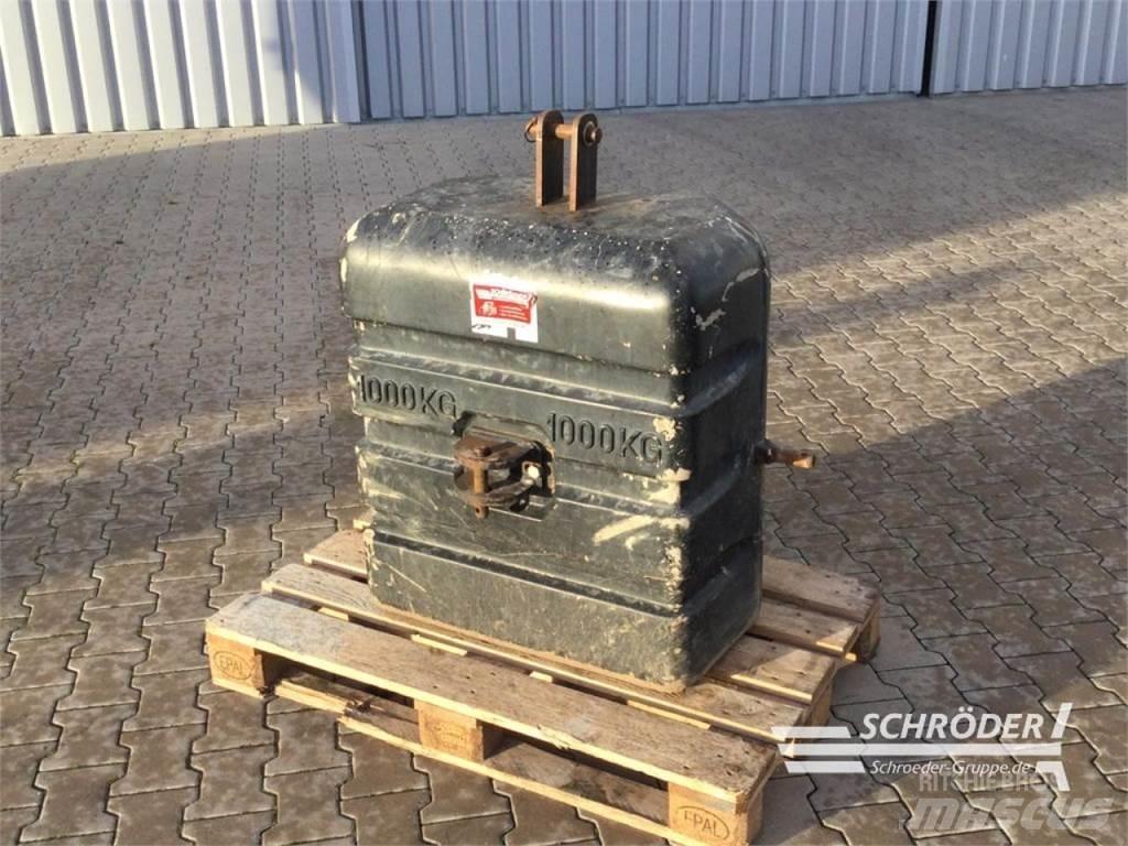  1000 KG Outros acessórios de tractores