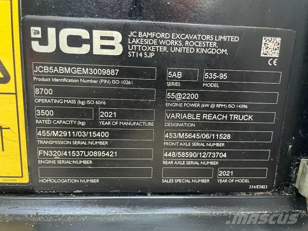 JCB 535-95 Manipuladores telescópicos