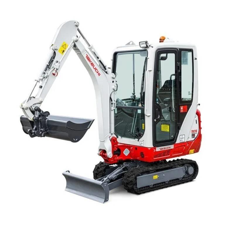 Takeuchi TB216 Mini Escavadoras <7t