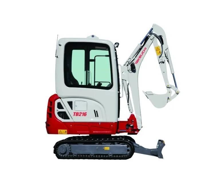 Takeuchi TB216 Mini Escavadoras <7t