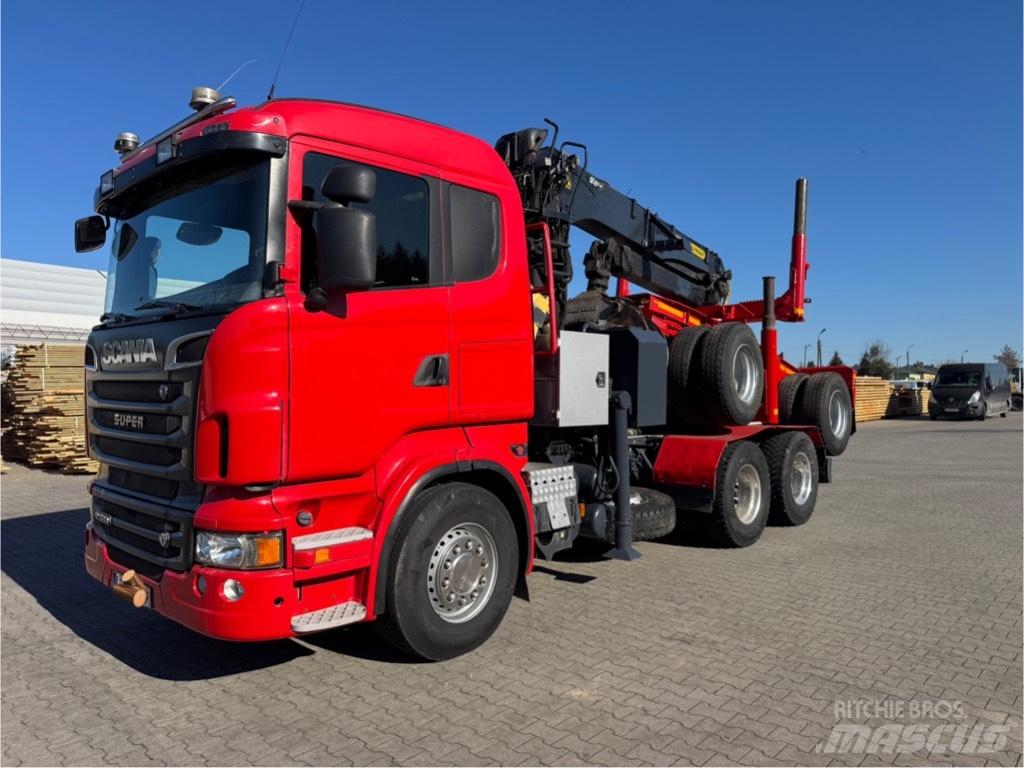 Scania R 560 Camiões de transporte de troncos