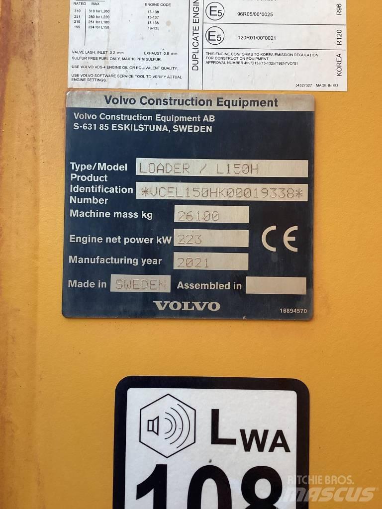 Volvo L 150 H Pás carregadoras de rodas