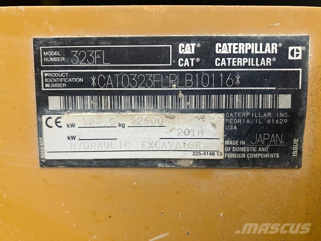 CAT 323 F L Escavadoras de rastos