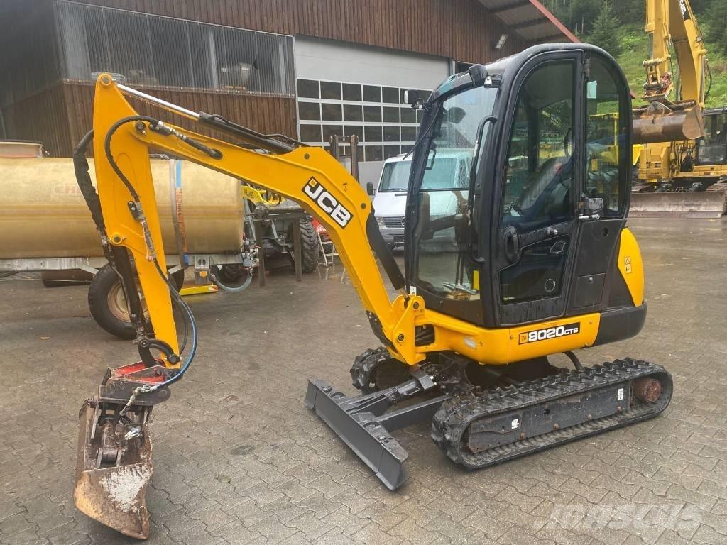 JCB 8020 Mini Escavadoras <7t