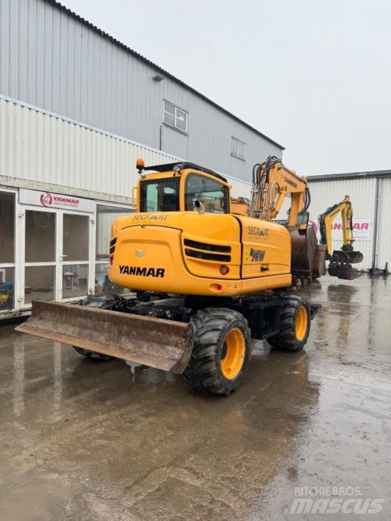 Yanmar B95W (40496) Escavadoras de rodas