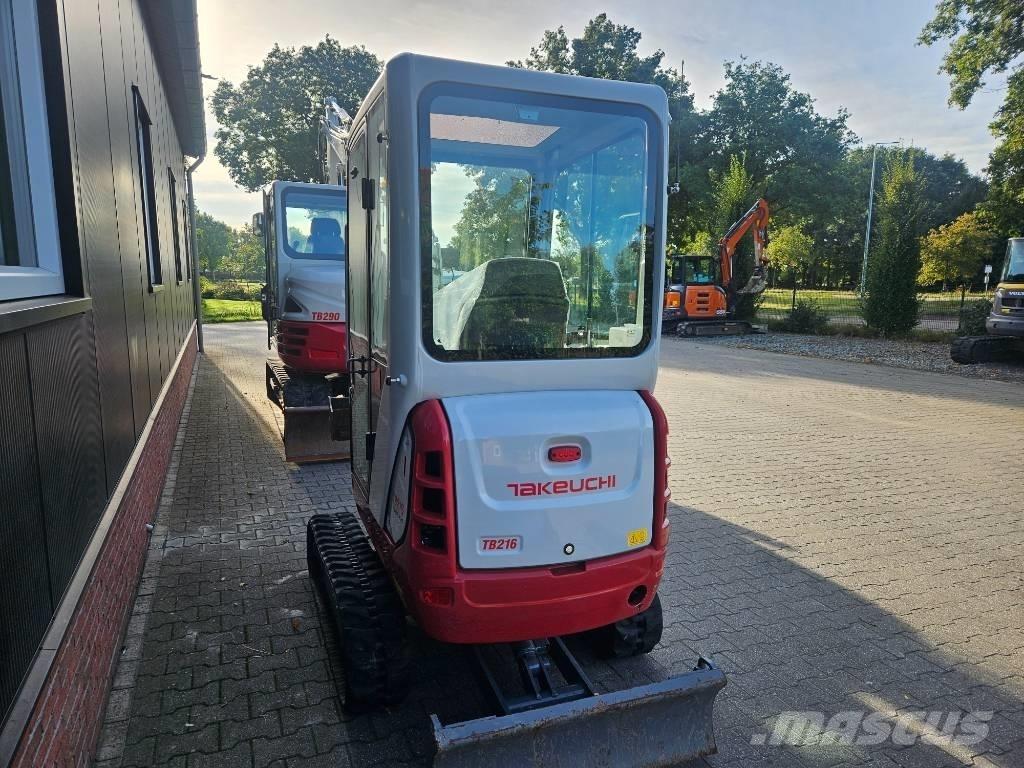 Takeuchi TB216 Mini Escavadoras <7t