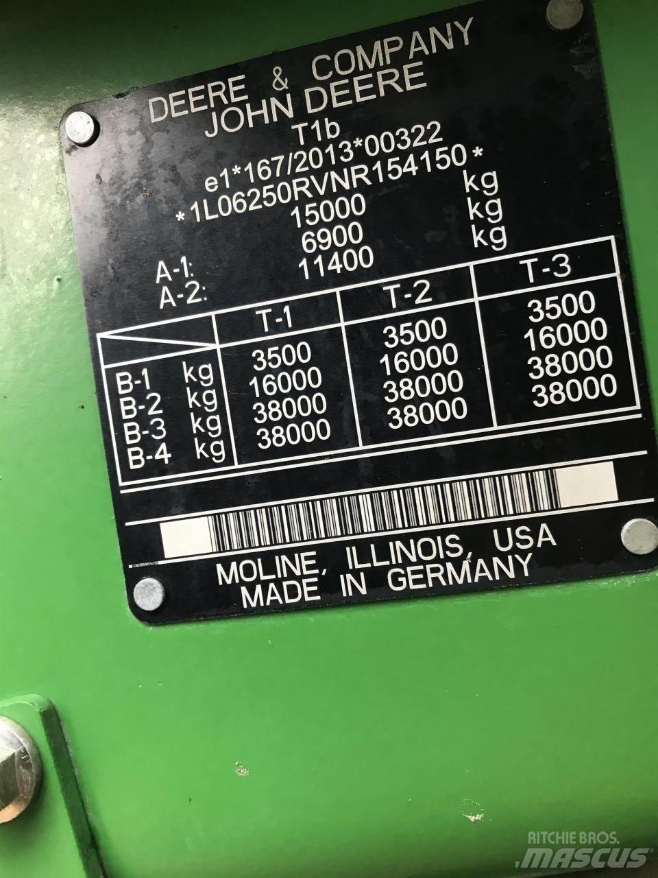 John Deere 6R 250 Tratores Agrícolas usados