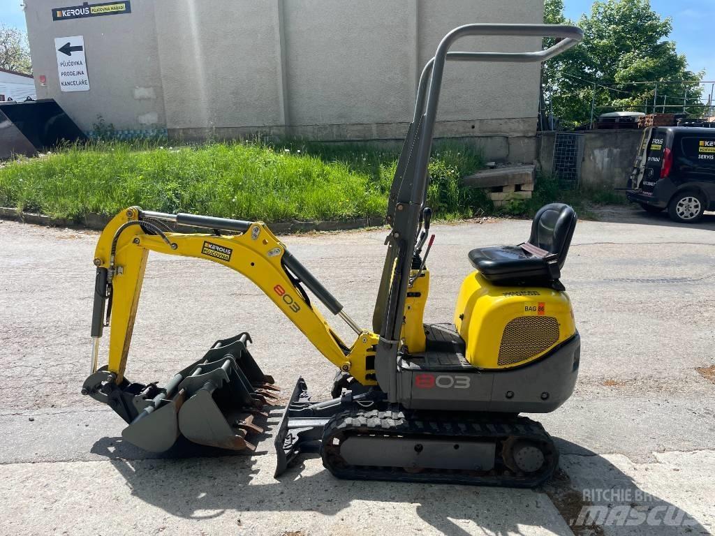 Wacker Neuson 803 Mini Escavadoras <7t