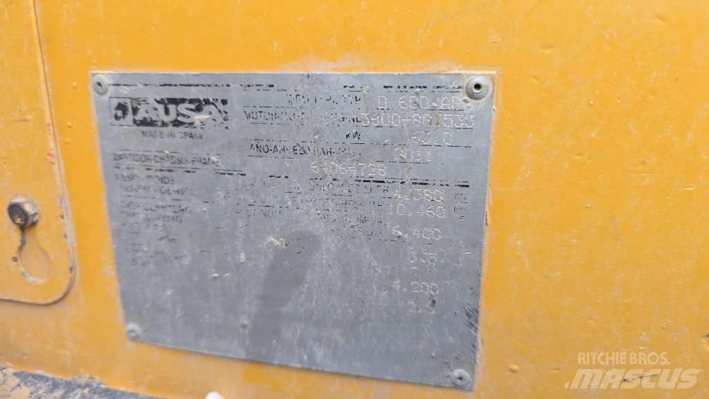 Ausa D 600 APG Dumpers de obras
