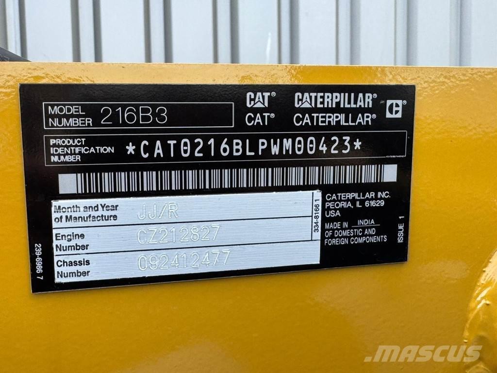 CAT 216B3 Pás carregadoras de rodas