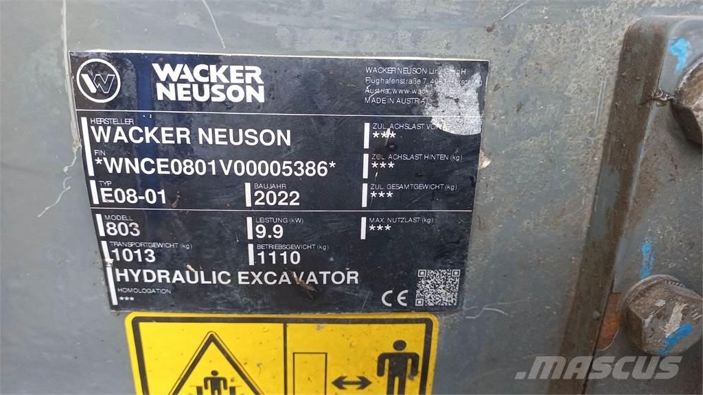 Wacker Neuson 803 Escavadoras de rastos