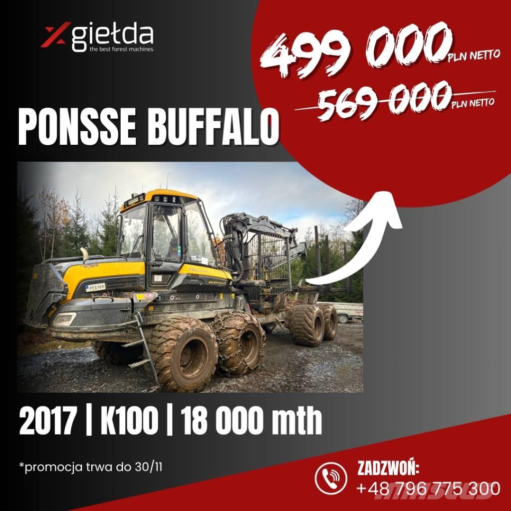 Ponsse Buffalo Forwarders florestais
