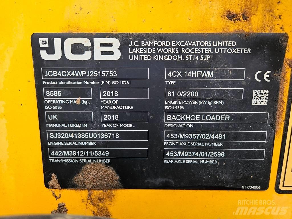 JCB 4 CX Retroescavadoras