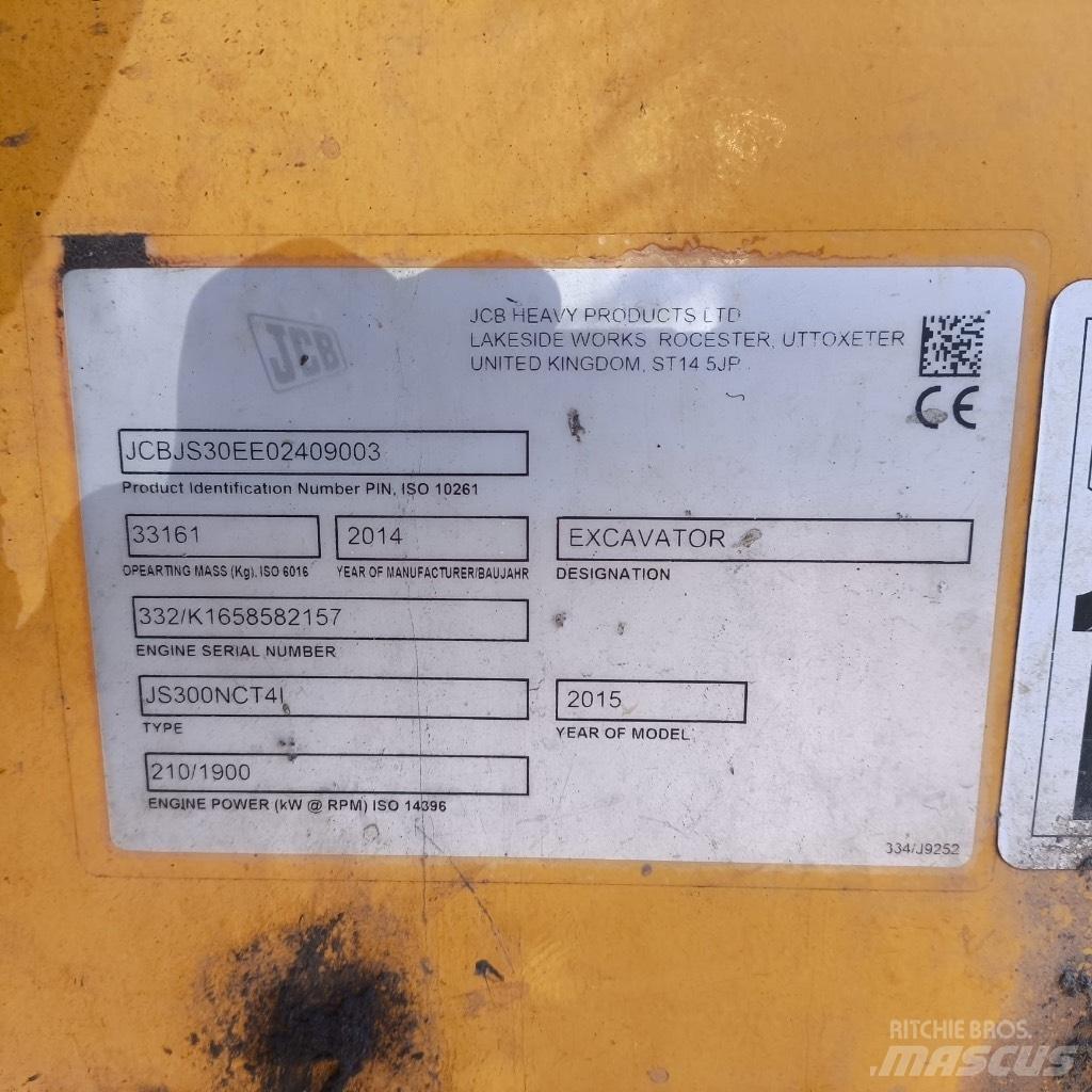 JCB JS300nc Escavadoras de rastos