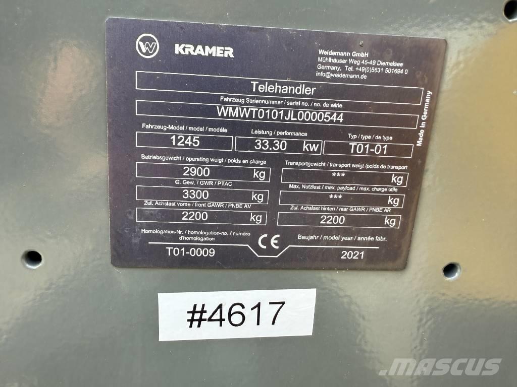 Kramer 1245 Manipuladores telescópicos