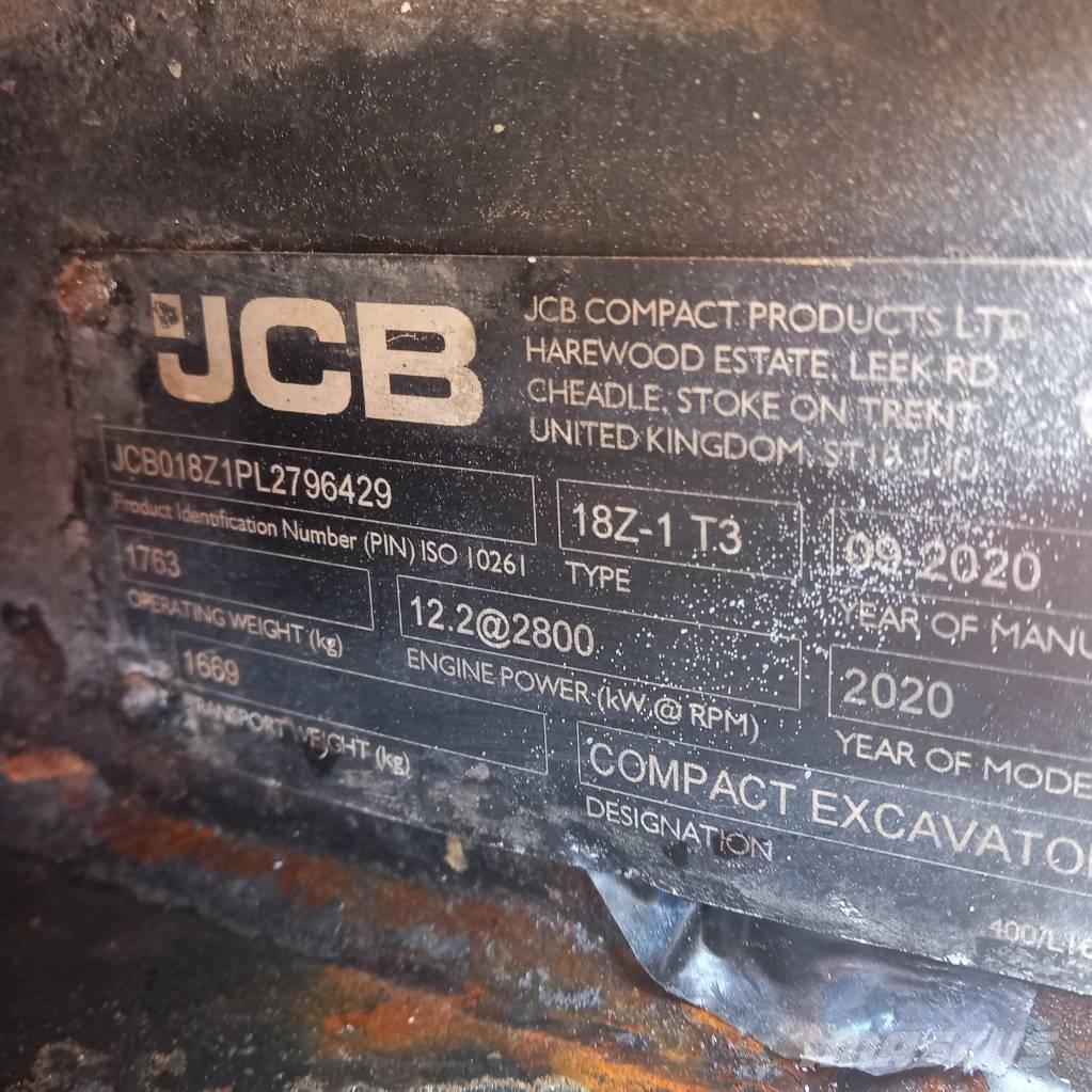 JCB 18 Z-1 Mini Escavadoras <7t