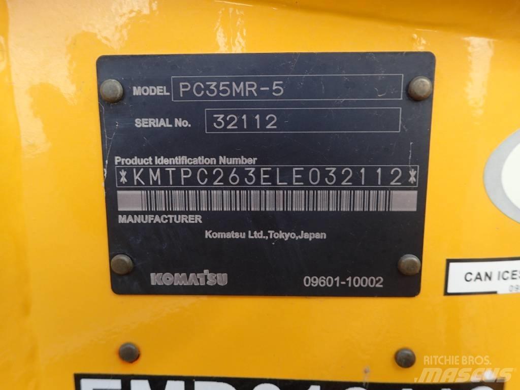 Komatsu PC35MR-5 Mini Escavadoras <7t