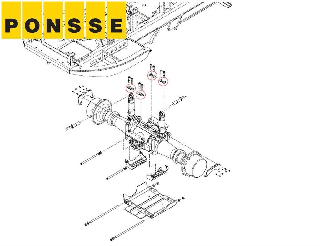 Ponsse 0062632 Chassis e suspensões