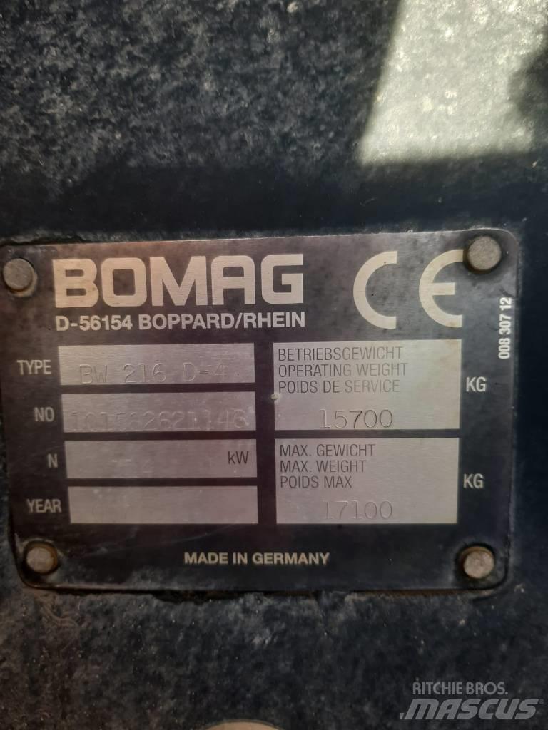 Bomag BW 216 D-4 Compactadores para terra