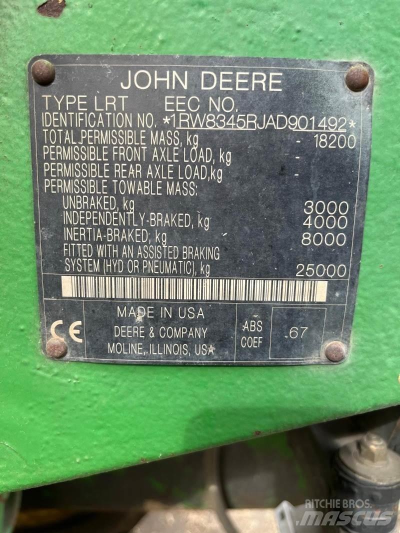 John Deere 8345RT Gruas de rastos
