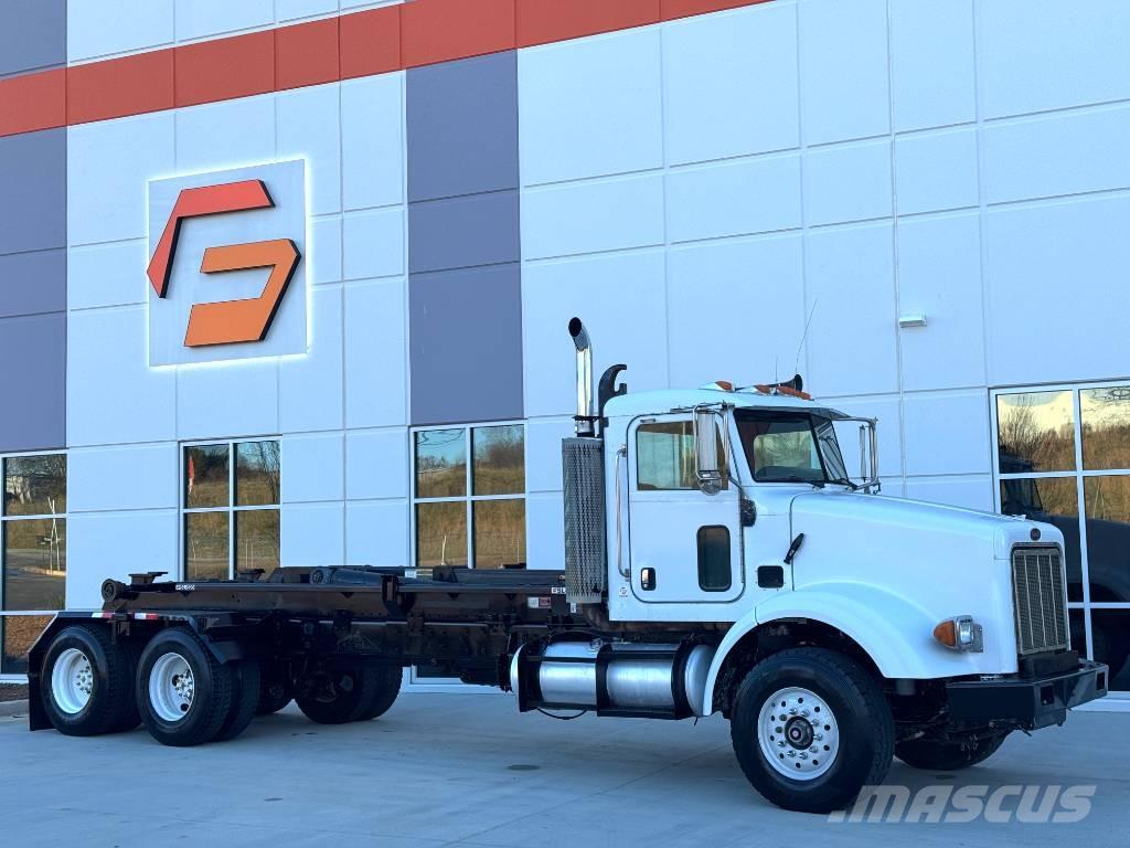 Peterbilt 357 Camiões caixa desmontável com elevador de cabo