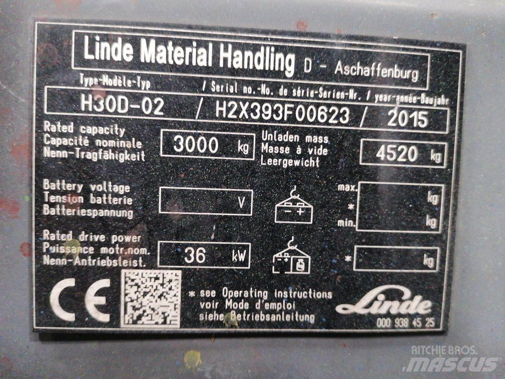 Linde H30D-02 Empilhadores Diesel