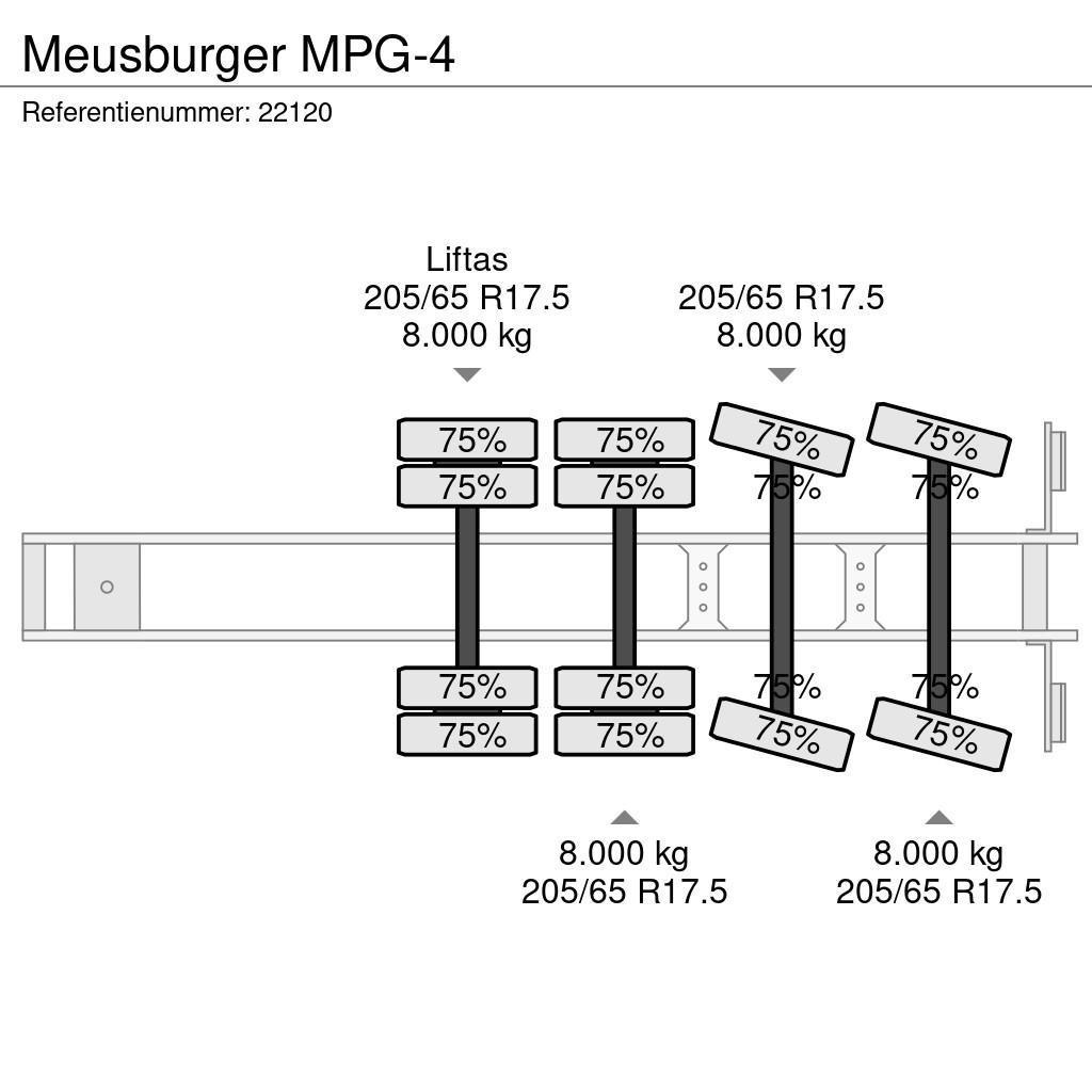 Meusburger MPG-4 Semi Reboques Carga Baixa