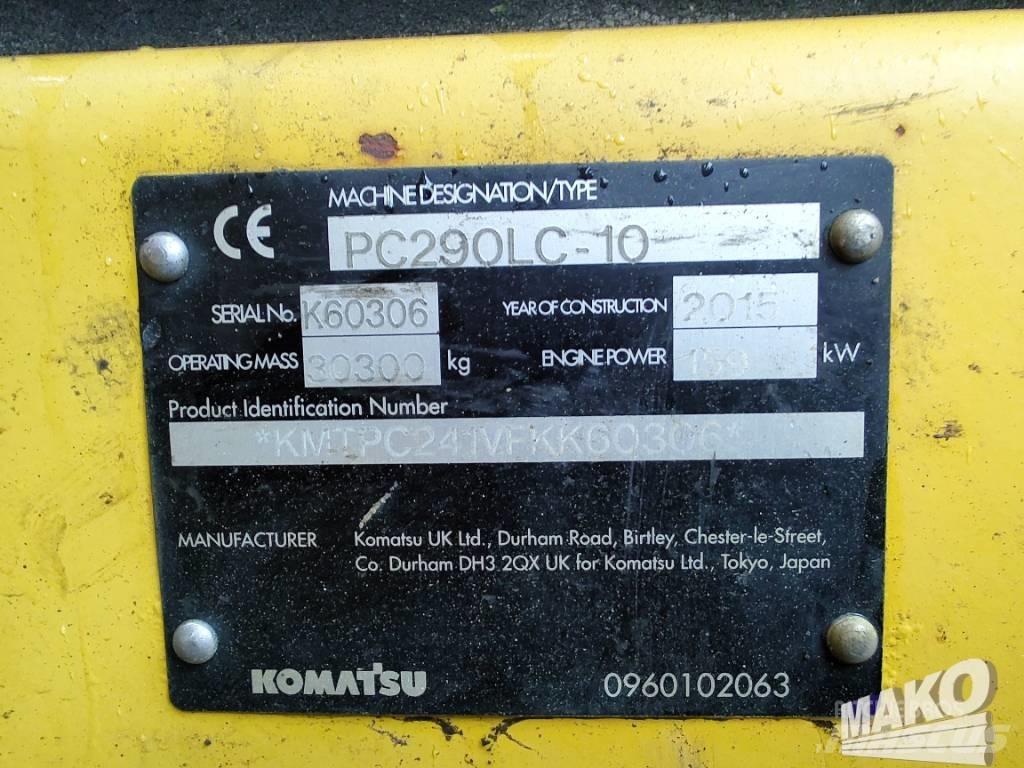 Komatsu PC 290 Escavadoras de rastos